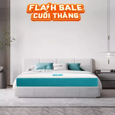 Nệm foam Nhật Bản Aeroflow Fit Plus kháng khuẩn dày 20cm - Thumbnail