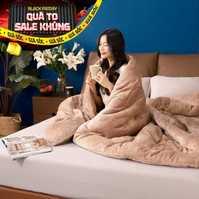 Chăn đông nhung tuyết giữ ấm Amando Warm Flannel (SS25)