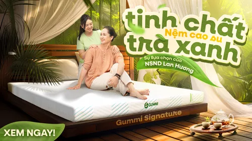 ‘Mẹ chồng quốc dân’ NSND Lan Hương chia sẻ bí quyết giúp ngủ ngon với nệm Gummi Signature