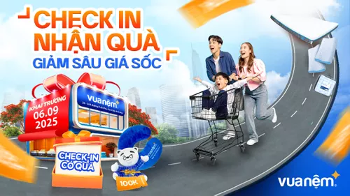 Khai trương cửa hàng Vua Nệm 36 – 36A Trần Phú, Rạch Giá, An Giang – Quay số trúng quà giá trị