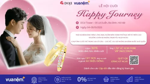 LỄ HỘI CƯỚI “HAPPY JOURNEY”: KHỞI ĐẦU HÀNH TRÌNH YÊU, TỎA SÁNG NGÀY TRỌNG ĐẠI