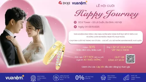 Lễ hội cưới “Happy Journey”: Khời đầu hành trình tình yêu – Tỏa sáng ngày trọng đại