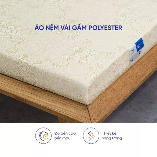 áo nệm vải gấm polyester