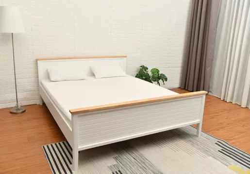 Giường Gỗ Amando Cherry thiết kế đơn giản, bền đẹp,không cong vênh