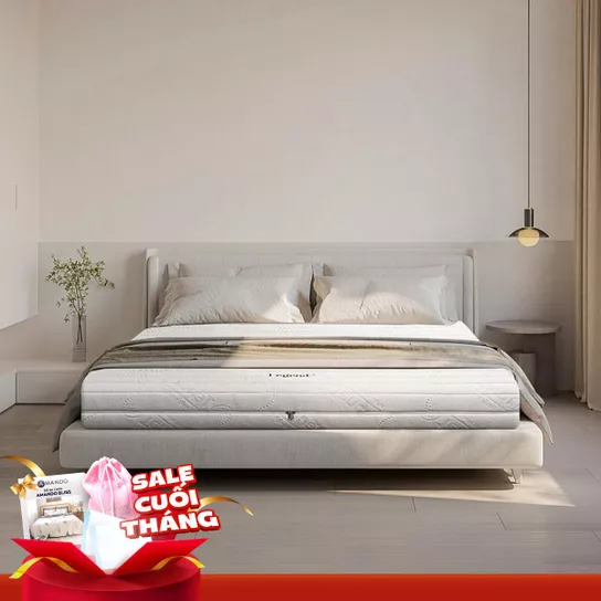 (Tặng máy lọc không khí) Nệm cao su cao cấp Gummi Legend nhập khẩu dày 20cm - Ảnh 1