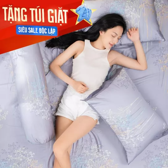 Bộ ga chun Lụa tencel cao cấp Amando Bliss 4 chi tiết mã TC003 - Ảnh 1