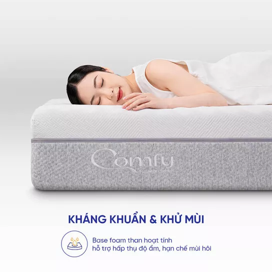 Nệm foam Comfy Lux 3.0 cao cấp tương thích toàn diện dày 25cm - Ảnh 3