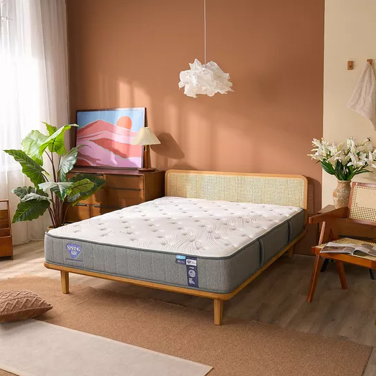 Nệm lò xo Spring Air Back Supporter Firm hỗ trợ nâng đỡ dày 25cm - Ảnh 11