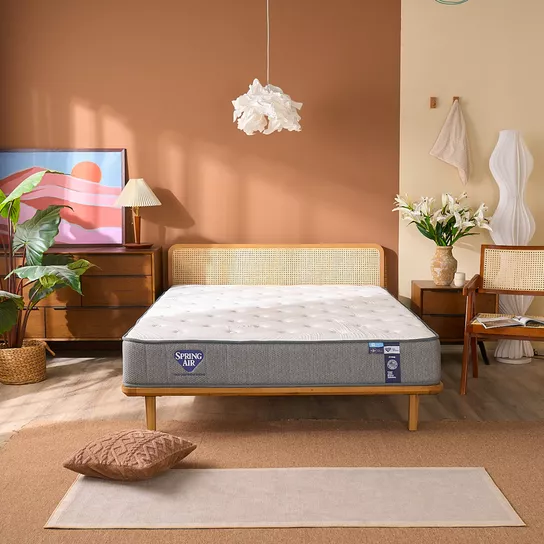 Nệm lò xo Spring Air Back Supporter Firm hỗ trợ nâng đỡ dày 25cm - Ảnh 1