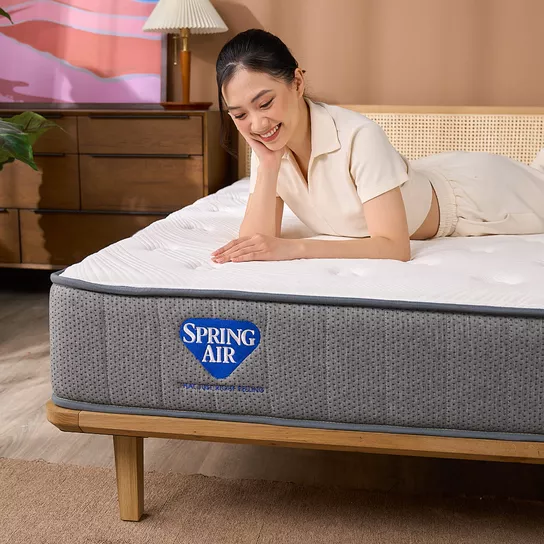 Nệm lò xo Spring Air Back Supporter Firm hỗ trợ nâng đỡ dày 25cm - Ảnh 3