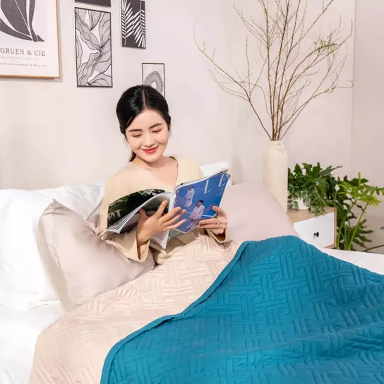 Bộ ga chun chăn chần bốn mùa Goodnight Mori 4 Chi Tiết - Ảnh 1
