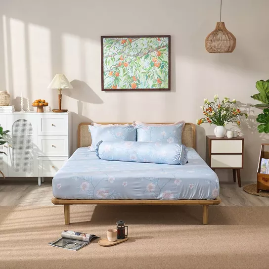 Bộ Ga chun sợi gỗ thiên nhiên Amando Aleena 4 chi tiết - Ảnh 33