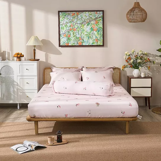 Bộ Ga chun sợi gỗ thiên nhiên Amando Aleena 4 chi tiết - Ảnh 37
