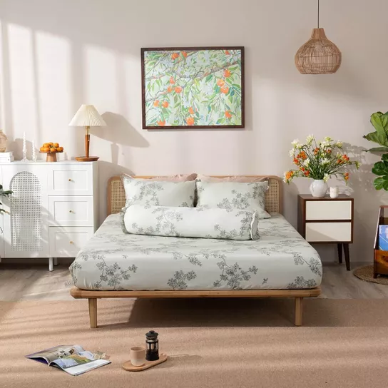 Bộ Ga chun sợi gỗ thiên nhiên Amando Aleena 4 chi tiết - Ảnh 35