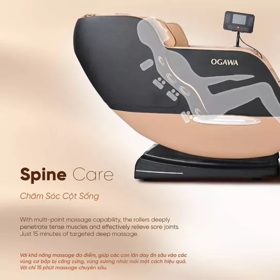 Ghế massage Ogawa Smart-X xoa dịu nhức mỏi, trải nghiệm thư giãn toàn diện - Ảnh 6