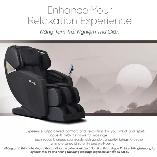Ghế massage Ogawa Vogue-X giảm đau nhức cơ bắp, giải phóng các điểm căng cơ - Ảnh 2