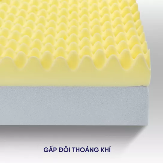 Nệm foam iComfy Coolax massage thoáng mát - Ảnh 6