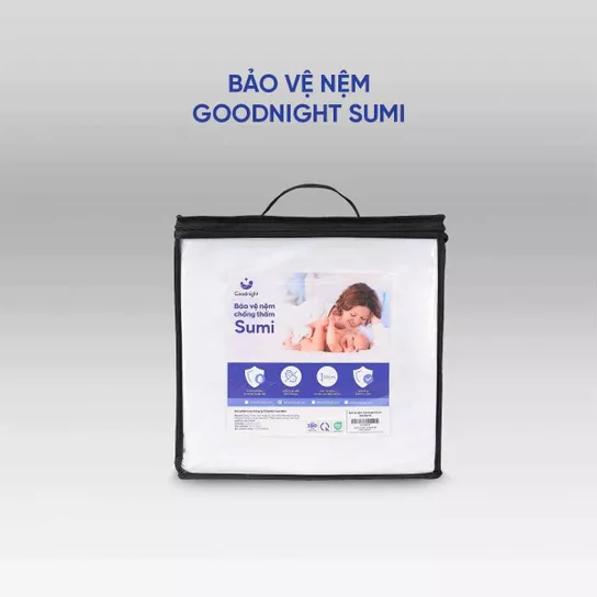 Bảo vệ nệm Goodnight Sumi chống thấm, mềm mại - Ảnh 4