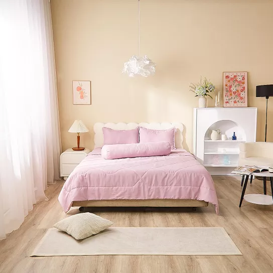 Bộ chăn ga chun Amando Rina 5 chi tiết thông thoáng, mềm mại - Ảnh 16