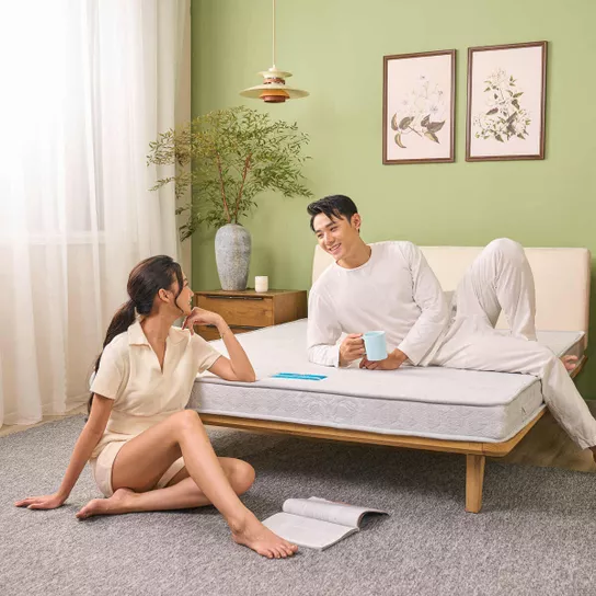 Nệm bông ép cao cấp Wonjun Pure Premium nâng đỡ vững chắc dày 12cm - Ảnh 6