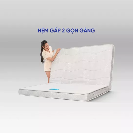 Nệm bông ép cao cấp Wonjun Pure Premium nâng đỡ vững chắc dày 12cm - Ảnh 11
