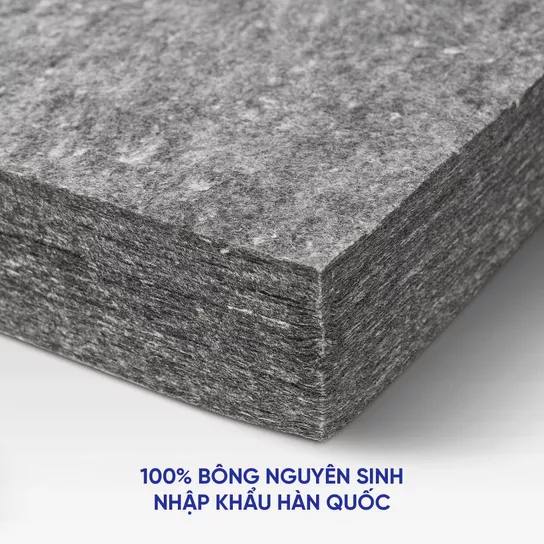 Nệm Bông ép Wonjun Pure Carbon kháng khuẩn ưu việt dày 10cm - Ảnh 13