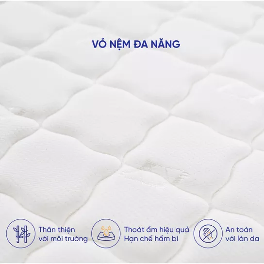Nệm lò xo Dream Spring cách ly chuyển động dày 25cm - Ảnh 6