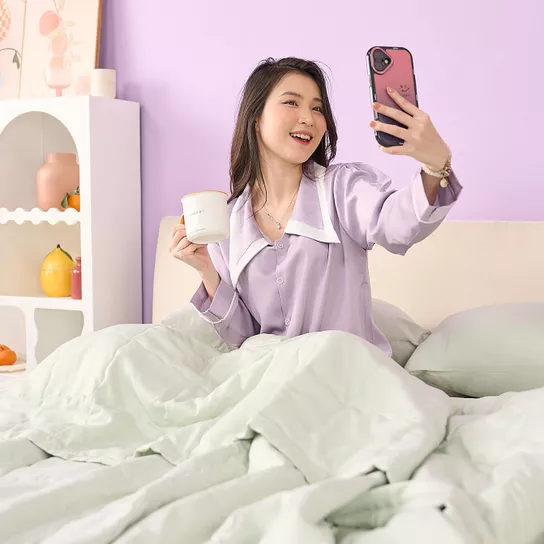 Hộp quà Yay box: Bộ ga chun tencel cao cấp Goodnight Airsilk - Ảnh 5
