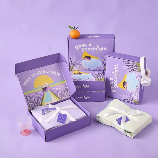 Hộp quà Yay box: Bộ ga chun tencel cao cấp Goodnight Airsilk - Thumbnail