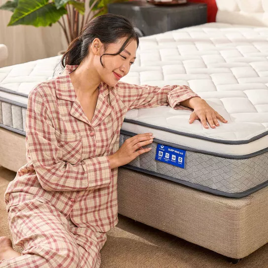 Nệm lò xo Goodnight Sleep Wave giảm tiếng ồn dày 20cm - Thumbnail