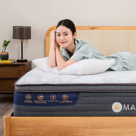 Nệm lò xo làm mát Amando Elite Grand dày 28cm - Thumbnail