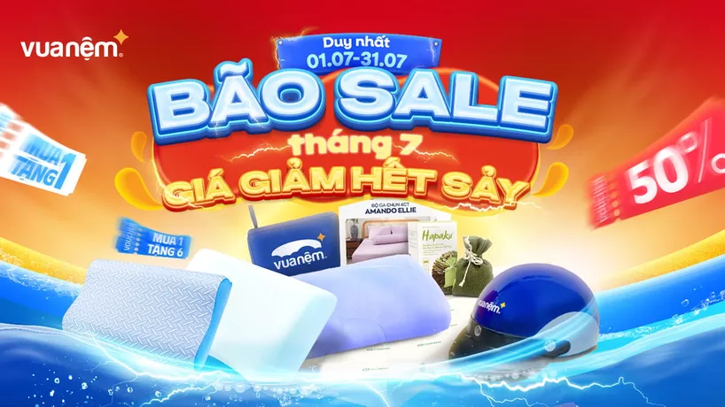 Bão Sale tháng 7 – Giá giảm hết sảy