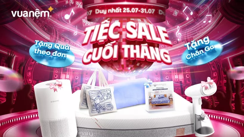 Sale cuối tháng 7: Tiệc Sale Cuối Tháng – Nhận Quà Hoành Tráng