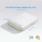 Gối memory foam Doona L'amore cool gel mát lạnh - Ảnh thumb 1
