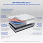 Nệm foam Comfy Lux 2.0 cao cấp kháng khuẩn kép dày 22cm - Ảnh thumb 2