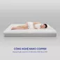 Nệm foam Comfy Lux 2.0 cao cấp kháng khuẩn kép dày 22cm - Ảnh thumb 4