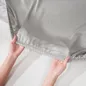 Bộ chăn ga Lụa tencel cao cấp Amando Lagom 5 chi tiết Màu Xám - Ảnh thumb 8