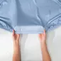 Bộ chăn ga Lụa tencel cao cấp Amando Lagom 5 chi tiết Màu Xanh dương - Ảnh thumb 8