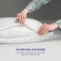 Gối lông vũ nhân tạo Amando Coolflex cao cấp tùy chỉnh độ cao - Ảnh thumb 4