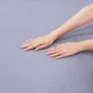 Bộ ga chun polyester gấm Amando Ellie đơn sắc 4 chi tiết Màu Xanh dương - Ảnh thumb 8