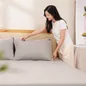 Bộ ga chun polyester gấm Amando Ellie đơn sắc 4 chi tiết Màu Xám - Ảnh thumb 1