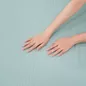 Bộ ga chun polyester gấm Amando Ellie đơn sắc 4 chi tiết Màu Xanh ngọc - Ảnh thumb 3