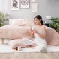 Bộ chăn chần, vỏ gối Microfiber mềm mại, kháng khuẩn Amando Luna 3 chi tiết - Ảnh thumb 9