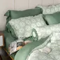 Bộ chăn ga chun sợi gỗ thiên nhiên Amando Jamila 5 chi tiết - Ảnh thumb 4