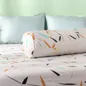 Bộ Ga chun microfiber Amando Ellie họa tiết 4 chi tiết M03 - Ảnh thumb 6