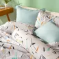 Bộ Ga chun microfiber Amando Ellie họa tiết 4 chi tiết M03 - Ảnh thumb 1