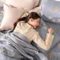Bộ Ga chun microfiber Amando Ellie họa tiết 4 chi tiết M05 - Ảnh thumb 9