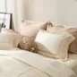 Bộ Chăn ga lụa tencel cao cấp Amando Soulmate 7 chi tiết màu Kem - Ảnh thumb 10