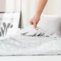 Bộ Chăn ga lụa tencel cao cấp Amando Soulmate 7 chi tiết màu Xám - Ảnh thumb 10