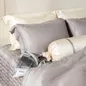 Bộ Chăn ga lụa tencel cao cấp Amando Soulmate 7 chi tiết màu Xám - Ảnh thumb 1